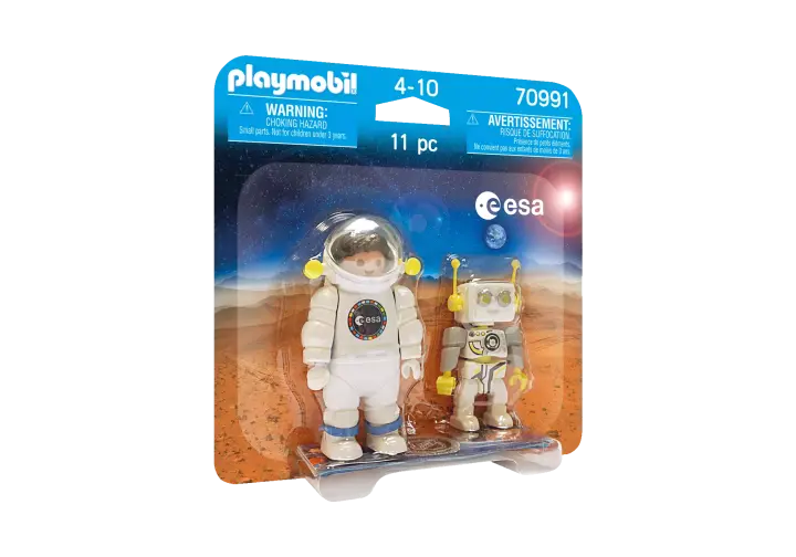 Playmobil 70991 - PLAYMOBIL Duo Astronaute ESA et ROBert - BOX