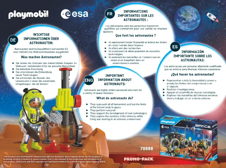 Instrukcje obsługi Playmobil 70991 - DuoPack Astronauta ESA i ROBert (2)