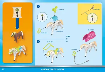 Manuales de instrucciones Playmobil 70995 - Clases de Equitación con Boxes para Caballos (18)