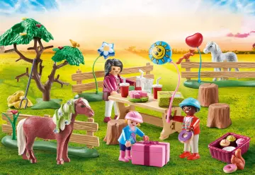 Playmobil 70997 - Festa di compleanno al maneggio dei pony
