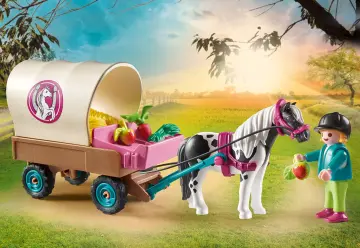 Playmobil 70998 - Carriole avec enfant et poney