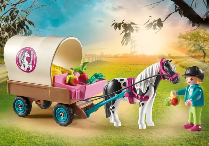 Playmobil 70998 - Carrozza con pony
