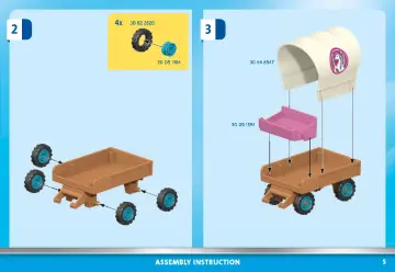 Manuales de instrucciones Playmobil 70998 - Carruaje de Ponis (5)
