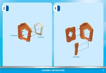 Manual de instruções Playmobil 71001 - Aventura na Casa da Árvore com escorrega (5)