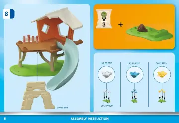 Building instructions Playmobil 71001 - Adventure Treehouse with Slide (8)
