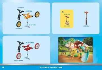 Manual de instruções Playmobil 71001 - Aventura na Casa da Árvore com escorrega (18)