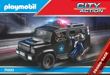 Istruzioni di montaggio Playmobil 71003 - Camionetta della Polizia (1)