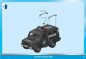 Összeszerelési útmutatók Playmobil 71003 - SWAT Truck (9)