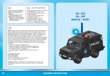 Instrukcje obsługi Playmobil 71003 - SWAT Truck (10)