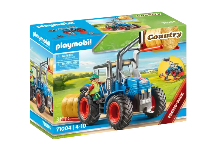 Playmobil 71004 - Grande Trator com acessórios - BOX