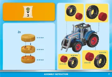 Manual de instruções Playmobil 71004 - Grande Trator com acessórios (7)