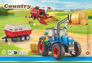 Building instructions Playmobil 71004 - Large Tractor (8)