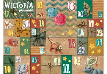 Playmobil 71006 - Wiltopia - DIY Calendario de Adviento - Viaje de Animales alrededo