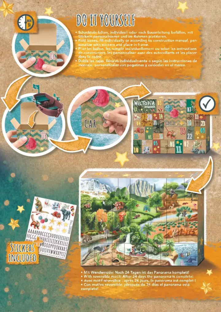 Bygganvisningar Playmobil 71006 - Wiltopia - DIY Advent Calendar: Animal Trip around the World (2)