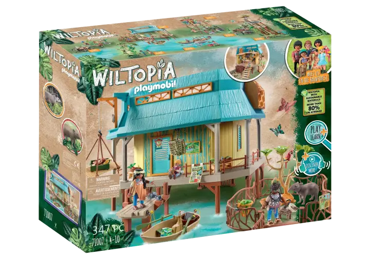 Playmobil 71007 - Wiltopia - Σταθμός περίθαλψης άγριων ζώων - BOX