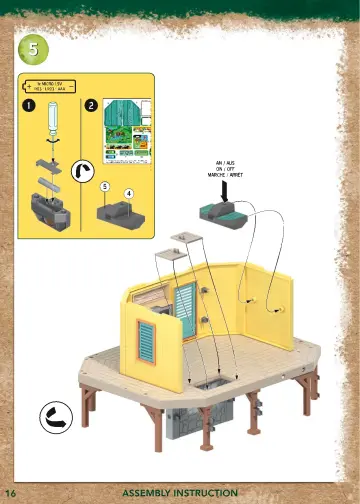 Istruzioni di montaggio Playmobil 71007 - Wiltopia - Centro per l'assistenza degli animali dell'Amazzonia (16)