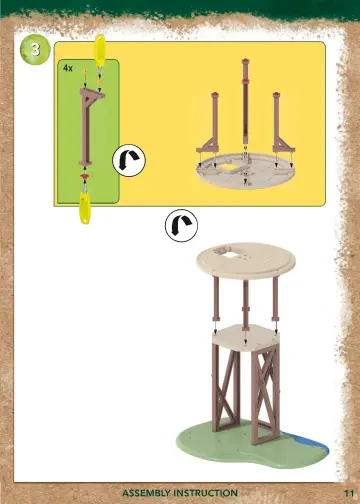 Bygganvisningar Playmobil 71008 - Wiltopia - Research Tower with Compass (11)