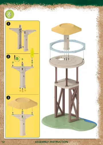 Bygganvisningar Playmobil 71008 - Wiltopia - Research Tower with Compass (12)