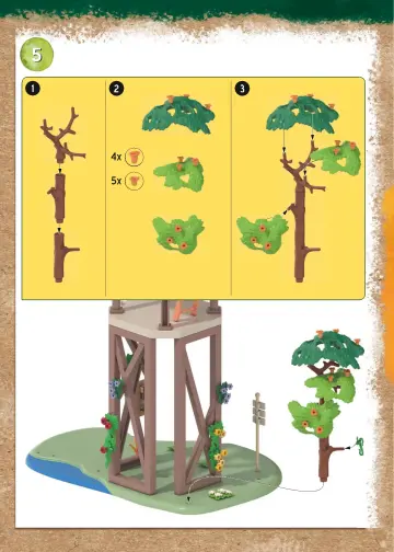 Manual de instruções Playmobil 71008 - Wiltopia - Torre de Investigação com Bússola (18)