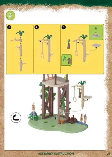 Manual de instruções Playmobil 71008 - Wiltopia - Torre de Investigação com Bússola (21)