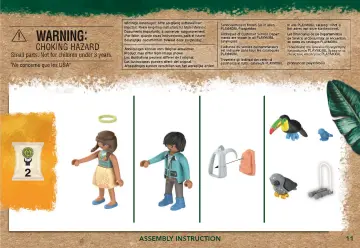 Istruzioni di montaggio Playmobil 71009 - Wiltopia - Luce notturna della foresta Amazzonica (11)