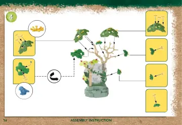 Istruzioni di montaggio Playmobil 71009 - Wiltopia - Luce notturna della foresta Amazzonica (16)