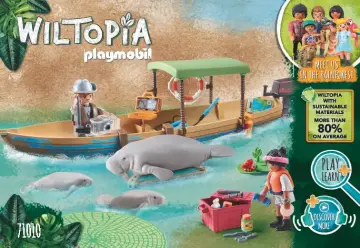 Building instructions Playmobil 71010 - Wiltopia - Boat Trip to the Manatees (1)