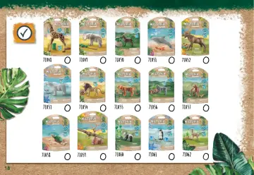 Notices de montage Playmobil 71010 - Wiltopia - Pirogue et lamantins (18)