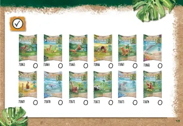 Notices de montage Playmobil 71010 - Wiltopia - Pirogue et lamantins (19)