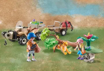 Playmobil 71011 - Wiltopia - Quad di soccorso animali della Amazzonia