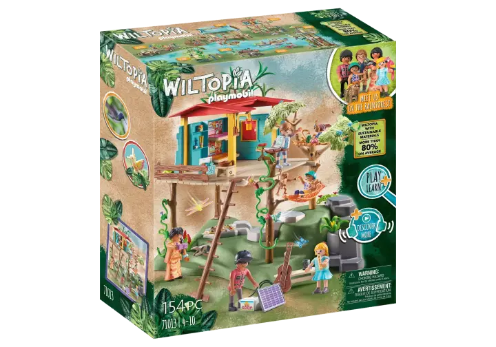 Playmobil 71013 - Wiltopia - Casa sull'albero della foresta Amazzonica - BOX