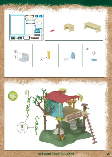 Manuales de instrucciones Playmobil 71013 - Casa del Árbol Familiar (27)