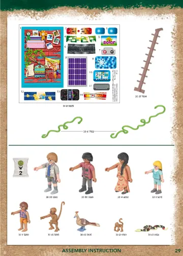 Manual de instruções Playmobil 71013 - Casa da Árvore Familiar (29)