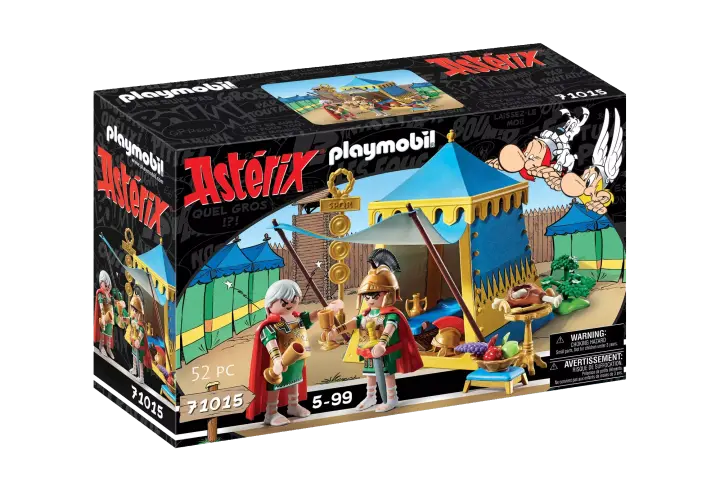 Playmobil 71015 - Asterix: Namiot dowódcy z generałami - BOX