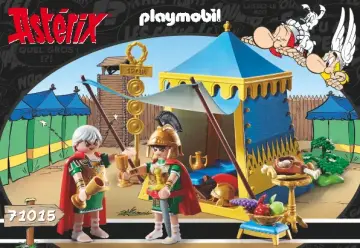 Bygganvisningar Playmobil 71015 - Asterix: ledartält med generaler (1)