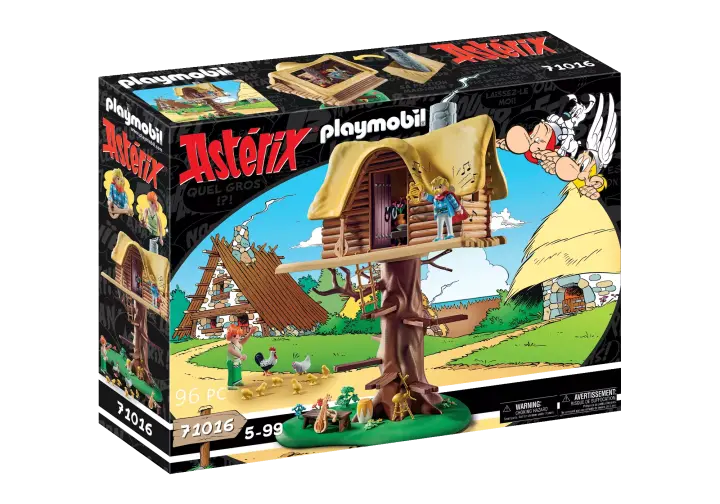 Playmobil 71016 - Asterix: Troubadix mit Baumhaus - BOX