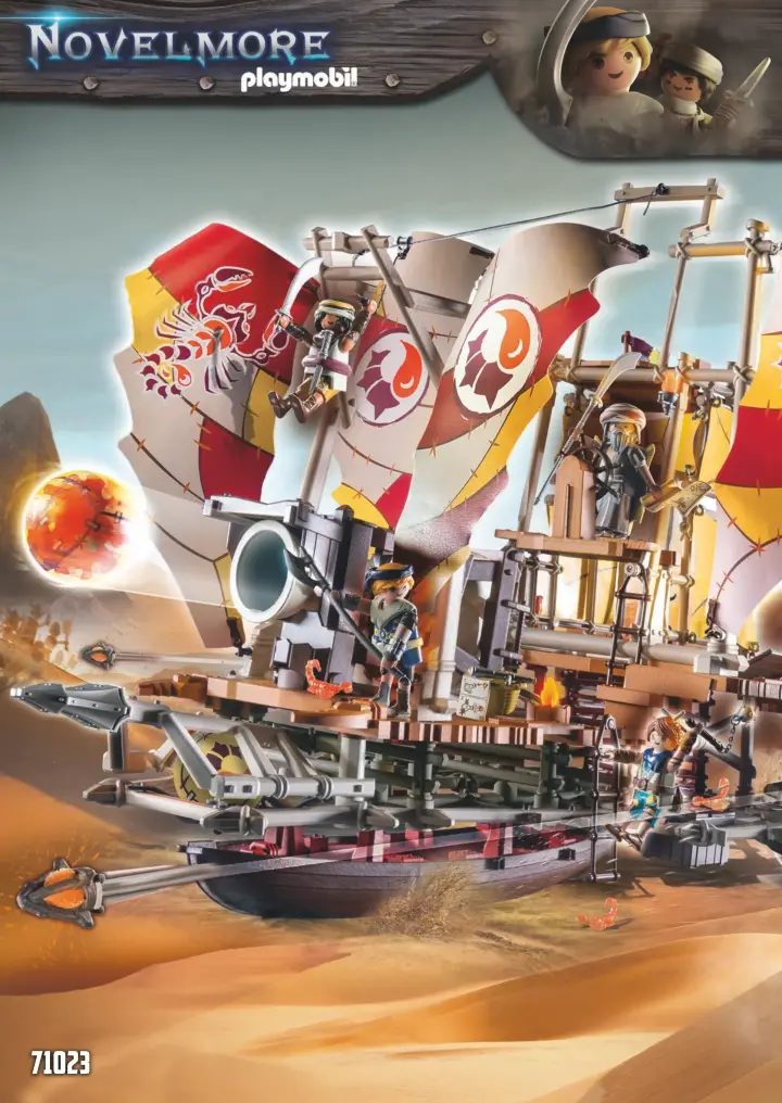 Manual de instruções Playmobil 71023 - Sal'ahari Sands - Tempestade de Areia (1)