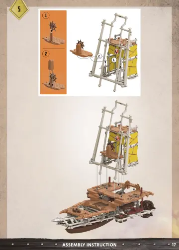 Bauanleitungen Playmobil 71023 - Sal'ahari Sands - Sandsturmbrecher (17)
