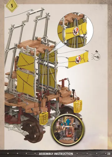 Istruzioni di montaggio Playmobil 71023 - Sal'ahari Sands - Veliero del Deserto (23)