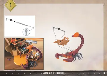 Istruzioni di montaggio Playmobil 71024 - Sal'ahari Sands - Covo dello Scorpione del Deserto (11)