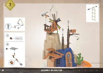 Istruzioni di montaggio Playmobil 71024 - Sal'ahari Sands - Covo dello Scorpione del Deserto (18)