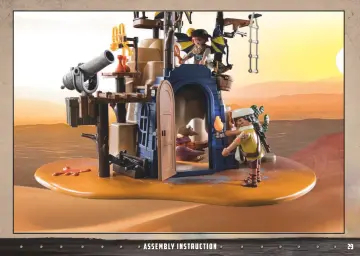 Istruzioni di montaggio Playmobil 71024 - Sal'ahari Sands - Covo dello Scorpione del Deserto (29)