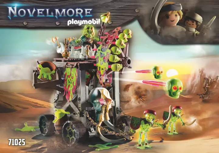 Bauanleitungen Playmobil 71025 - Sal'ahari Sands - Donnerthron (1)