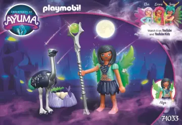 Istruzioni di montaggio Playmobil 71033 - Moon Fairy con compagno animale (1)