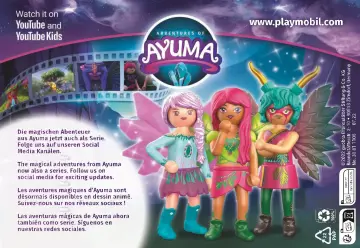 Istruzioni di montaggio Playmobil 71033 - Moon Fairy con compagno animale (8)