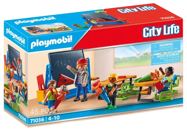 Playmobil 71036 - Τάξη σχολείου με μαθητές - BOX