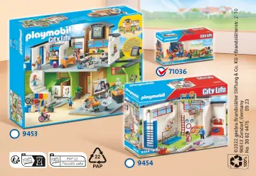 Összeszerelési útmutatók Playmobil 71036 - School Classroom (8)