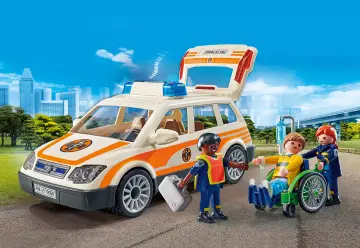 Playmobil 71037 - Όχημα Πρώτων Βοηθειών με διασώστες