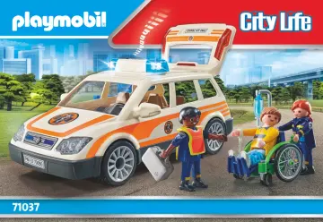 Οδηγίες συναρμολόγησης Playmobil 71037 - Όχημα Πρώτων Βοηθειών με διασώστες (1)