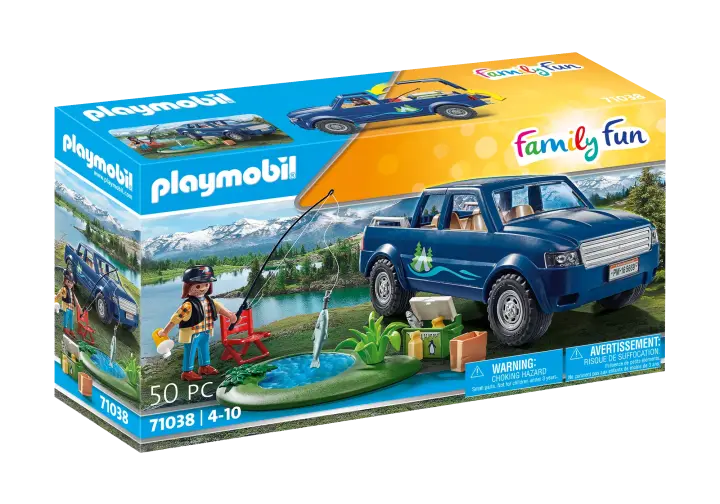 Playmobil 71038 - Ψαράς και όχημα Pick-Up - BOX